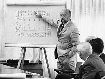 Goddard Library architect John Johansen