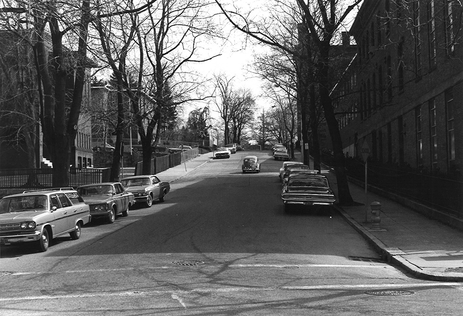 From the Clarkives: A drive through campus, 1964