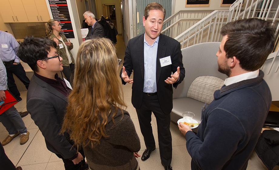 Dan DiSano with students