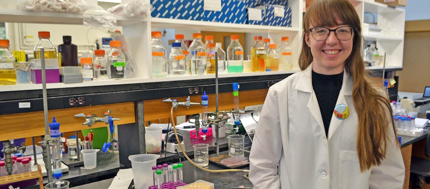 Student uses the power of math and chemistry to understand biology