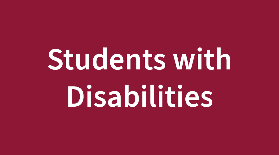 Students with disabilities