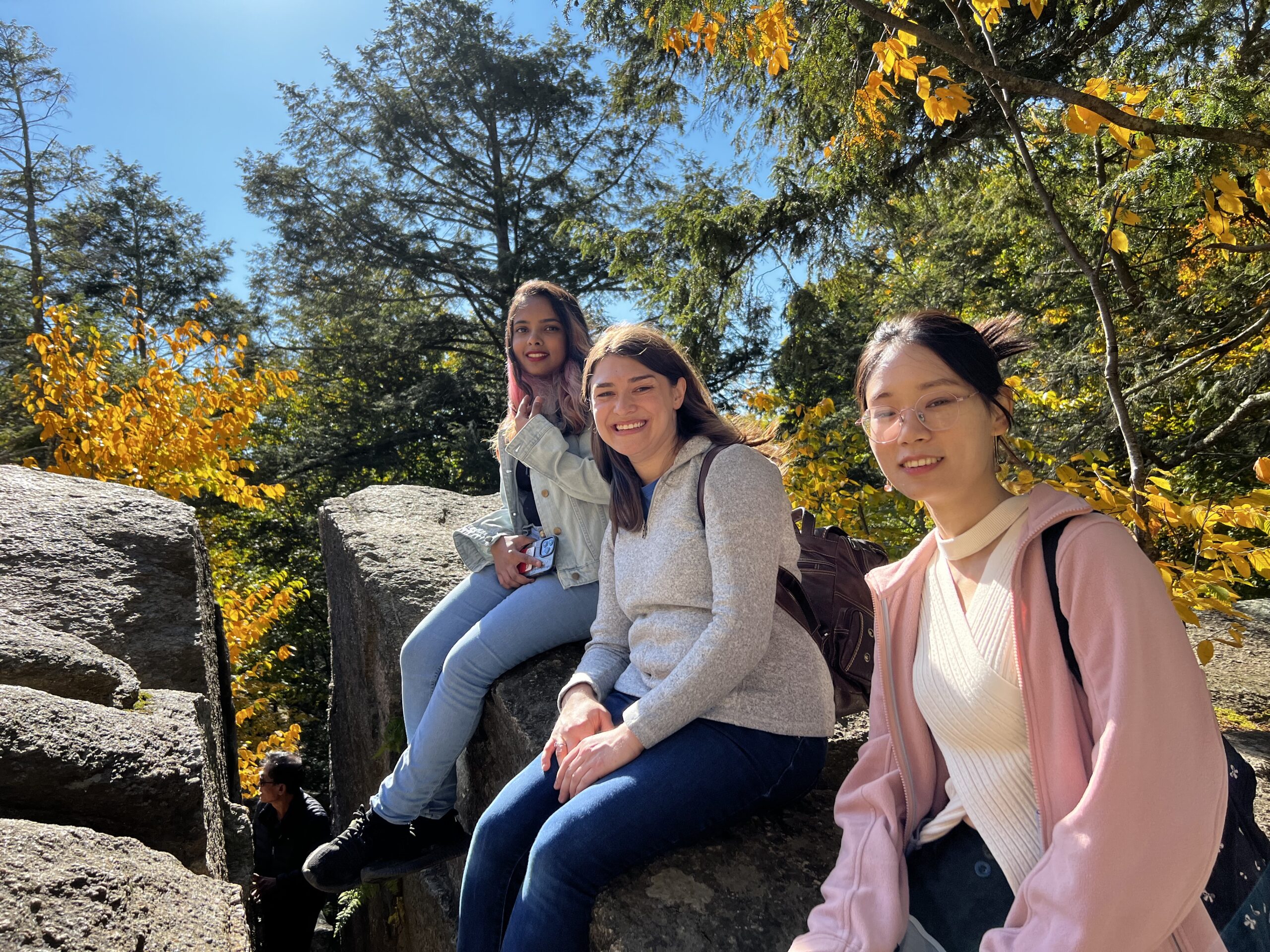 Hiking at Purgatory Chasm