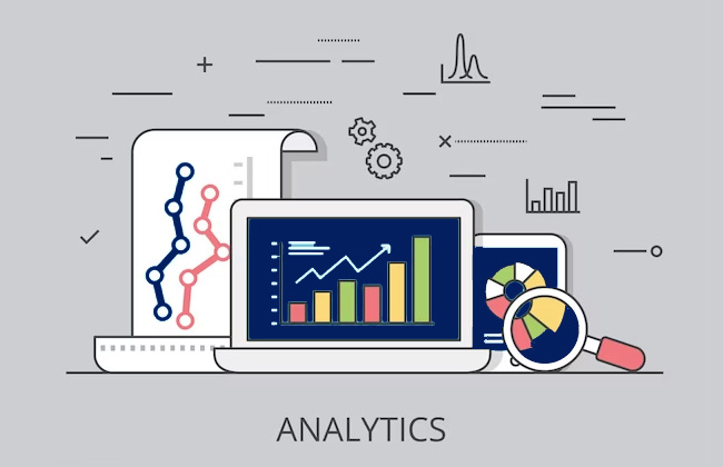 analytics illustration drawing example