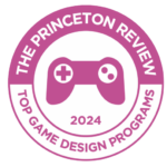 Princeton Review - Top game design programs 2024 logo
