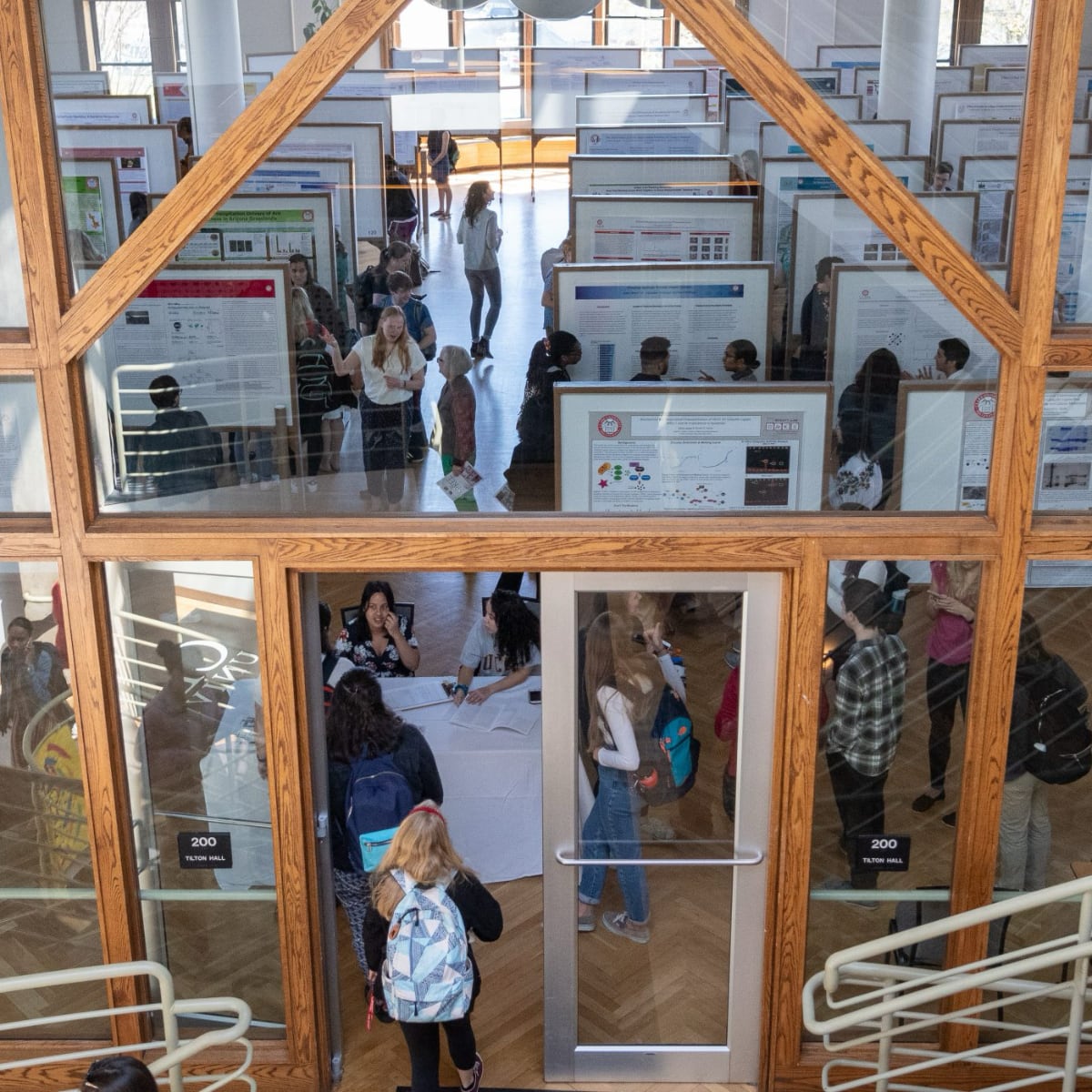 ClarkFest poster session in Tilton Hall
