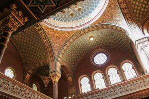 Interior of a synagogue, Prague