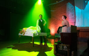 theatre arts students putting on performance