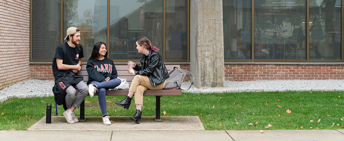 Students on bench