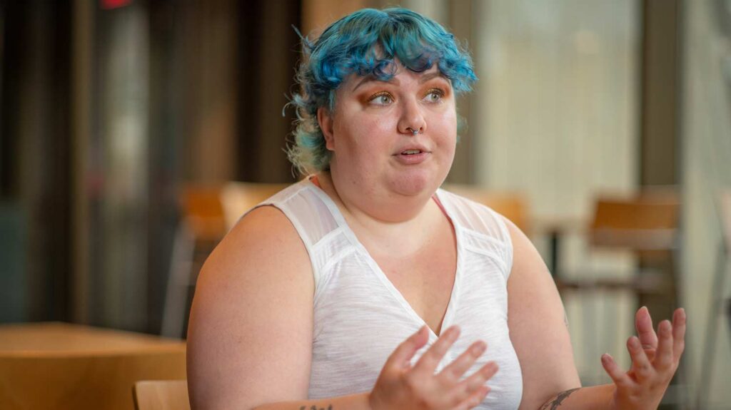 Ilse McCormick ’23, M.A. ’24, a self-designed major in human sexuality