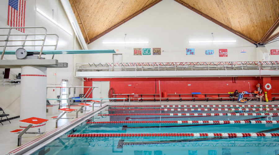 Clark University swimming pool